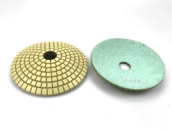 Convex Diamond Polishing Pad